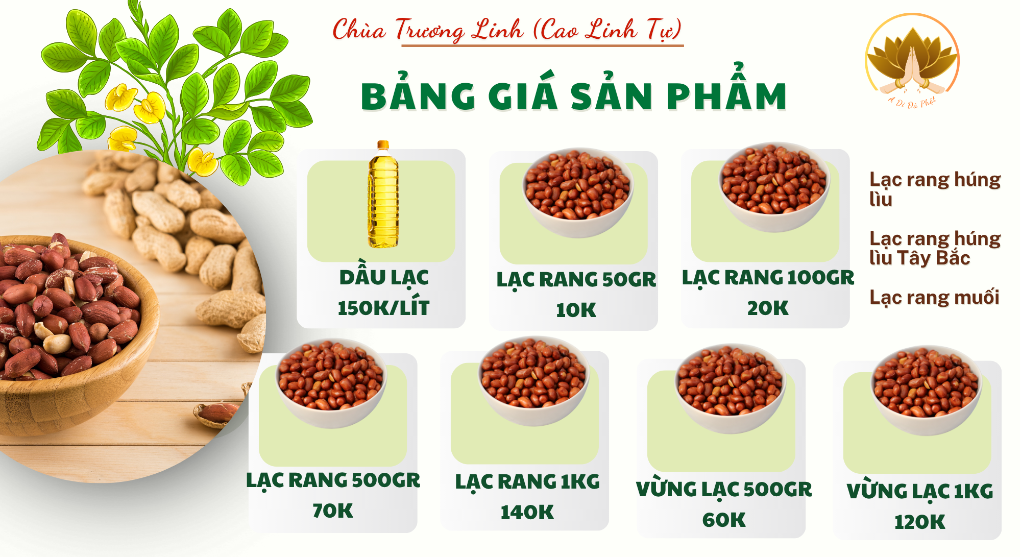Banner Dầu lạc